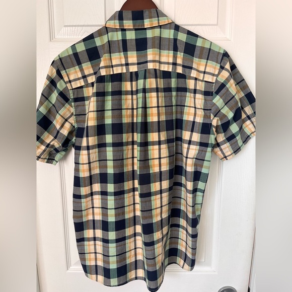 Mens Patagonia Short Sleeve Plaid Button Up Cotton Blend Shirt - Picture 8 of 10